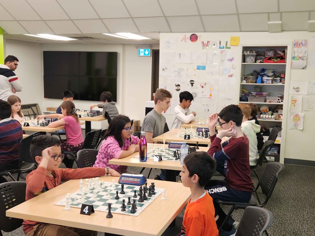 Students participate in a Chess Institute of Canada workshop at CodeNinjas South Etobicoke. Photo: Sapan Jot, CodeNinjas South Etobicoke